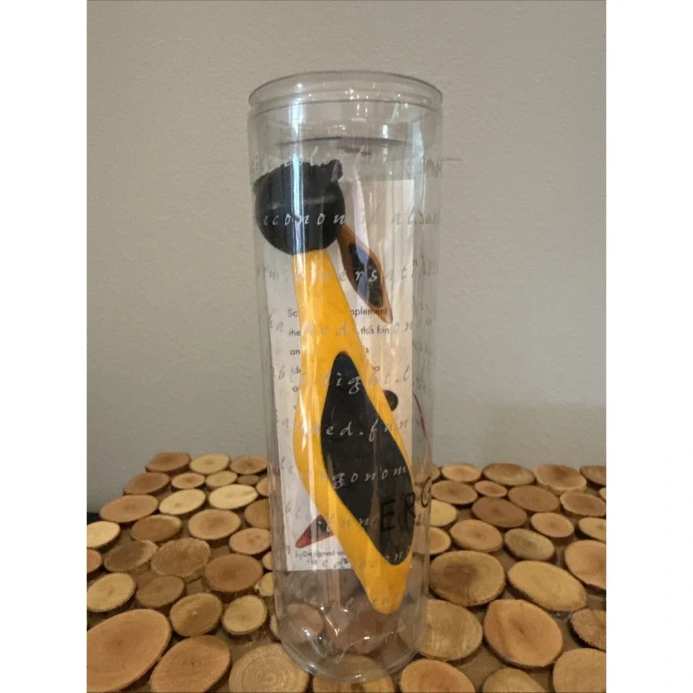 Ergo‎ Pen - Right Handed Refillable Black And Yellow